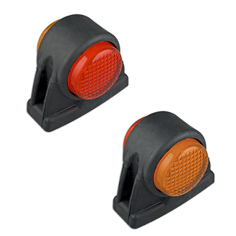 1004ARM SIDE MARKER LAMP RED / AMBER-3 PIECE