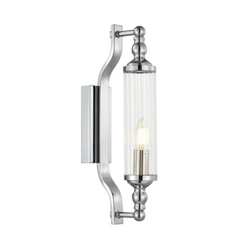 RODILLO: Interior Tubular Clear Glass Wall Lights