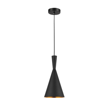 CAVIAR Black Cone Shape Pendant Light