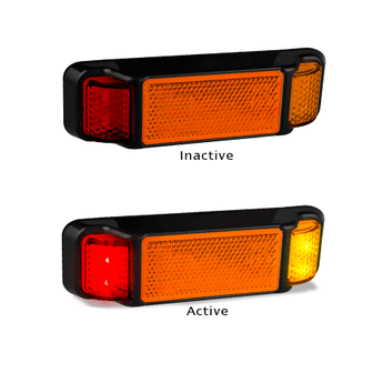 38ARM RED AMBER SIDE MARKER