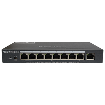 9 Port Gigabit Managed Network Switch (8 Port PoE, 1 Uplink)