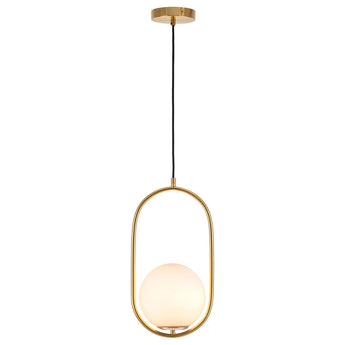 AVA PENDANT BRUSHED BRASS