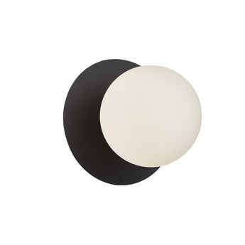 BALLE: Interior Round Opal Diffuser with Round Base Wall Lights