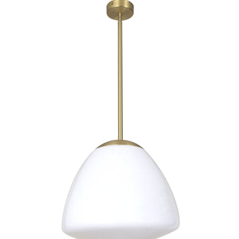 CIOTOLA Interior Tipped Large Dome Frosted Glass Pendant Lights