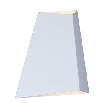 DELHI: City Series LED Interior Sand White Angled Up/Down Wall Light