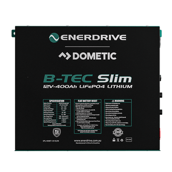 B-TEC 12V 400Ah Slimline Lithium Battery