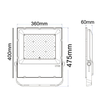 FLOOD: LED Flood Light (200W) IP65