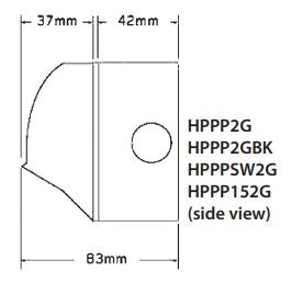 Hippo - Double Outdoor Weatherproof Power Point IP54 15A 250V