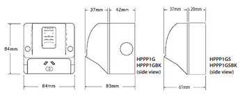 Hippo - Single Outdoor Weatherproof Power Point IP54 15A 250V Base