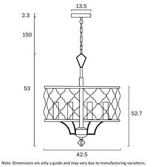 MIMOSA 4LT PENDANT