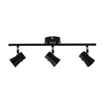 YARRA 3 LIGHT LED Ready Adjustable Spotlight GU10 Black