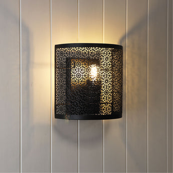 Bastia Laser Cut Metal Wall Mounted Light