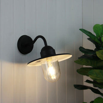 Alley Retro Angled Outdoor Wall Light