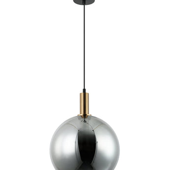 PATERA Interior Glass with Extended Bronze Highlight Pendant Lights