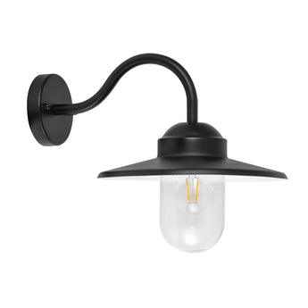 PAYONG: Exterior Sun Hat Shape with Clear Glass Wall Lights IP44