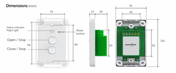 Powermesh - Blind Controller Single M.20 300W Max Per Channel 230V