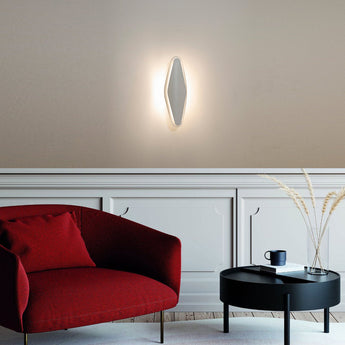 SANTIAGO: City Series LED Tri CCT Interior Oval Dimmable Wall Light