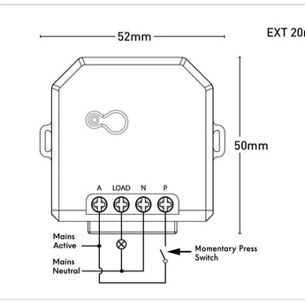 Smart Zigbee Inline Module Switch