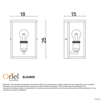 Oakland Hamptons Style Outdoor Wall Sconce