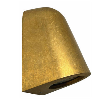 TORQUE: Exterior MR16 Antique Brass Surface Mounted Cone Wall Lights IP65