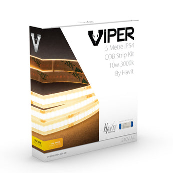 10W IP54 COB 5M Viper Kits 3000K