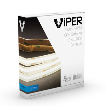 10W IP54 COB 2M Viper Kits 5500K