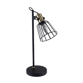 ASHLEY-DL CAGE DESK LAMP 1XE14 240V