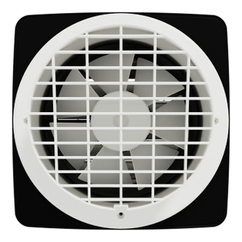 Exhaust fan, Airflow, wall, 150mm blade dia