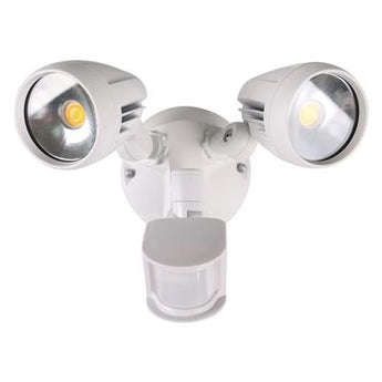 MURO-PRO-30S Twin Head 30W LED Spotlight with Sensor