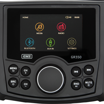 Bluetooth AM/FM Marine Stereo - Black - GR350BTB