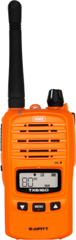 5/1 Watt UHF CB Handheld Radio - Twin Pack - Blaze Orange - TX6160OTP