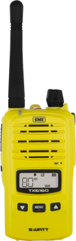 5/1 Watt UHF CB Handheld Radio - Twin Pack - Yellow - TX6160YTP