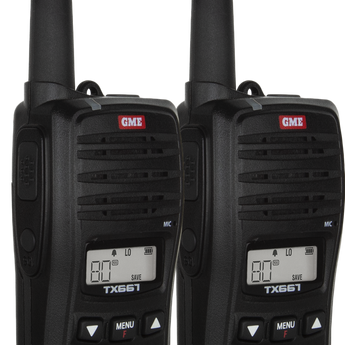 1 Watt UHF CB Handheld Radio - Twin Pack - TX667TP