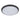 SOLAR-300 Round Tricolour 25W 300MM Slimline LED Dimmable Oyster Light